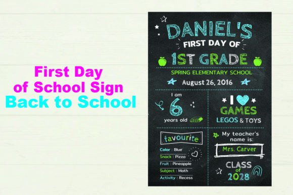 First Day of School Sign Back to Schoo: A Must-Have for Every Classroom