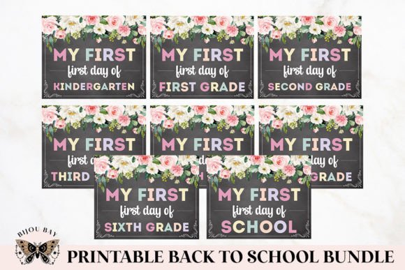 First Day of School Sign Bundle