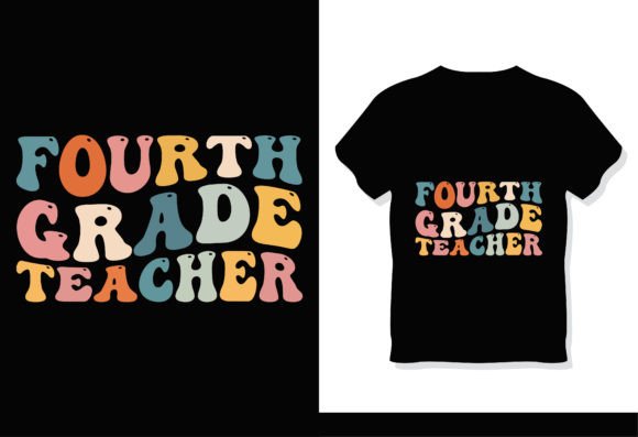 Fourth Grade Teacher Retro Groovy Shirt: A Nostalgic Trend for Educators and DIY Enthusiasts