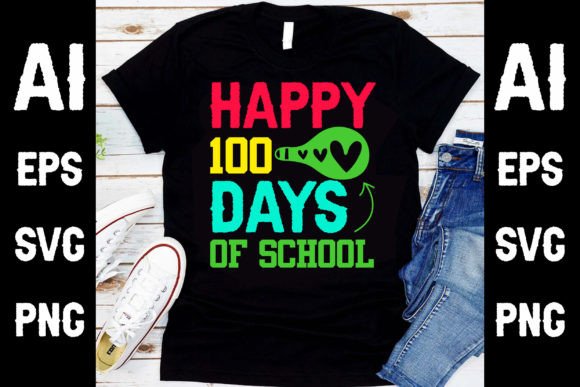 Happy 100 Days of School T Shirt Design: A Creative and Practical Solution for Special Occasions