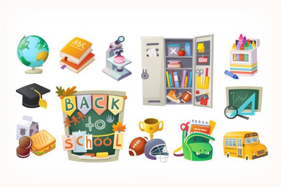 School Elements for Creative Projects